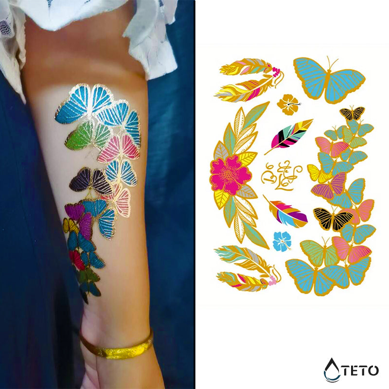 Lass es sein – Let it be - Set - TETO Temporäre Tattoos
