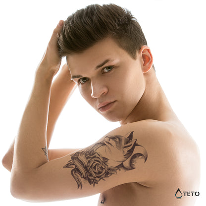 Geheimnisvoller Fuchs - TETO Temporäre Tattoos