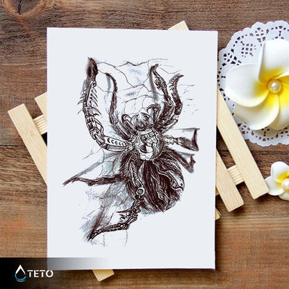 Tarantel - TETO Temporäre Tattoos