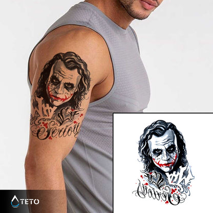Der Joker - TETO Temporäre Tattoos
