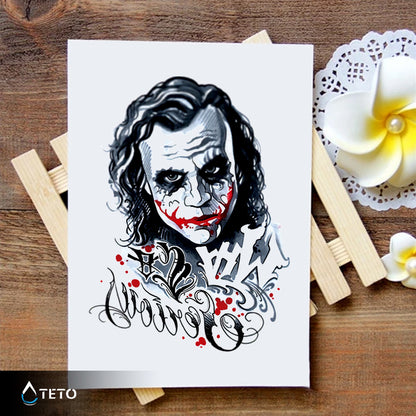 Der Joker - TETO Temporäre Tattoos