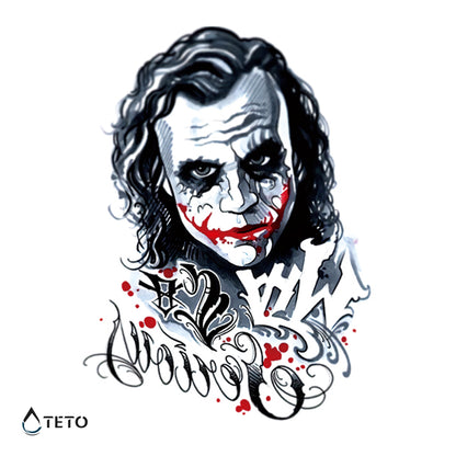 Der Joker - TETO Temporäre Tattoos