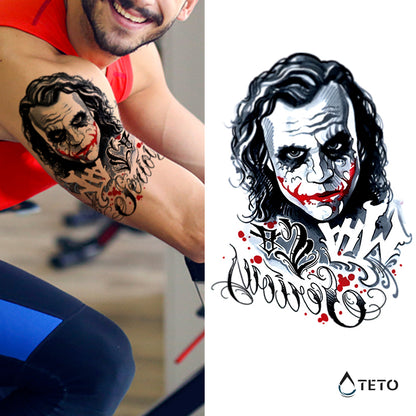 Der Joker - TETO Temporäre Tattoos