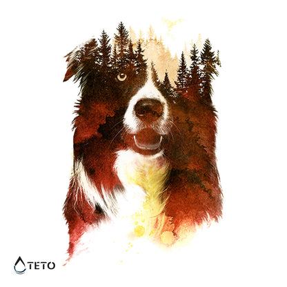 Waldhund - TETO Temporäre Tattoos