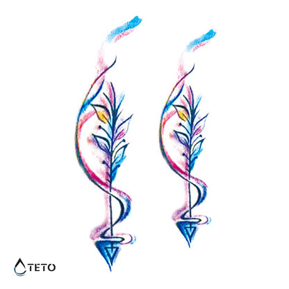 Bunte Pfeile - Set - TETO Temporäre Tattoos