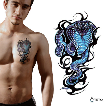 Tribal Kobra - TETO Temporäre Tattoos