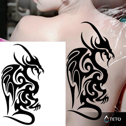 Tribal drache - TETO Temporäre Tattoos