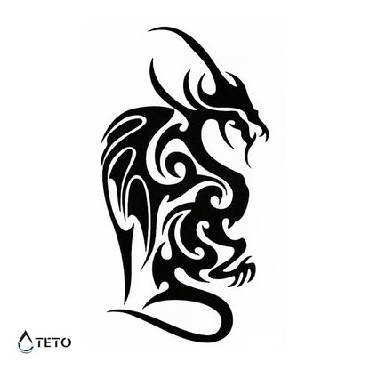 Tribal drache - TETO Temporäre Tattoos