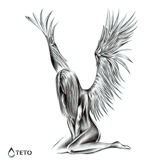 Gefallener Engel - TETO Temporäre Tattoos