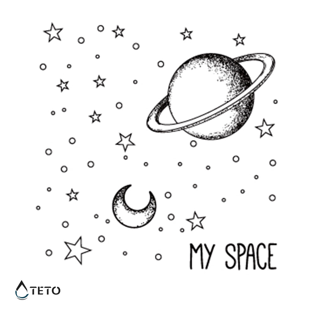 Eine Galaxie voller Sterne - TETO Temporäre Tattoos