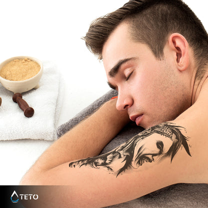 Wütende Dämonen - TETO Temporäre Tattoos