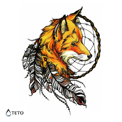 Traumfänger - Fuchs - TETO Temporäre Tattoos