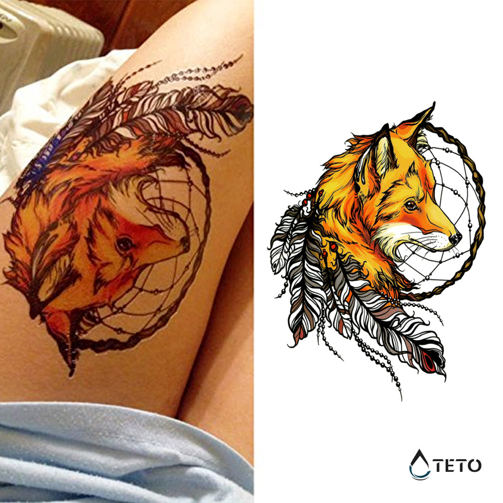 Traumfänger - Fuchs - TETO Temporäre Tattoos