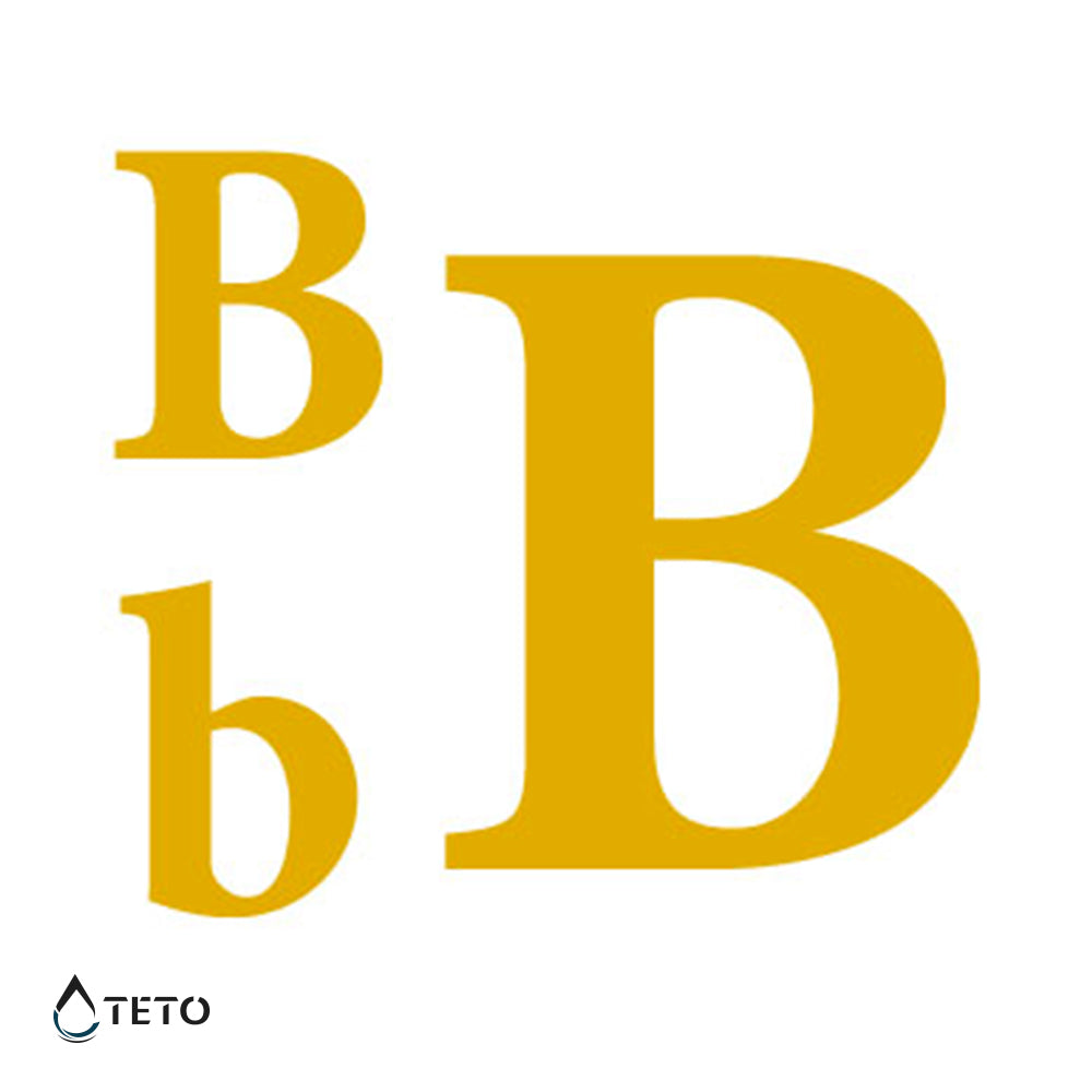 Buchstabe B - Set - TETO Temporäre Tattoos