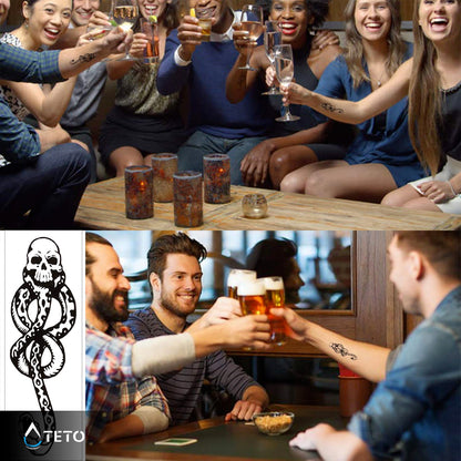 Die Reliquien des Todes - TETO Temporäre Tattoos