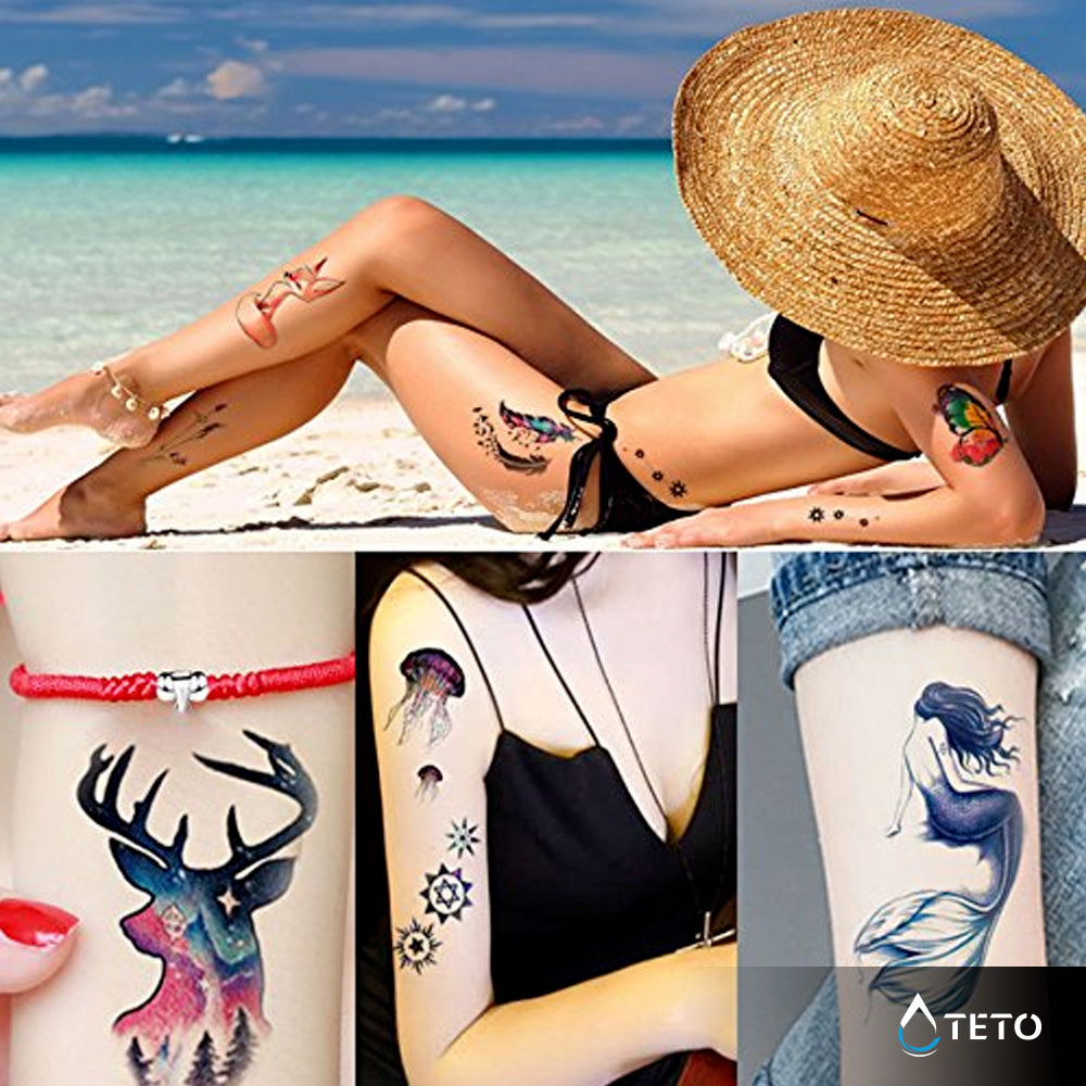 Nachthirsch - TETO Temporäre Tattoos