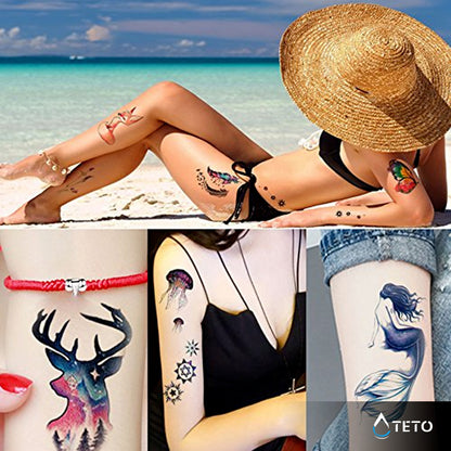 Nachthirsch - TETO Temporäre Tattoos