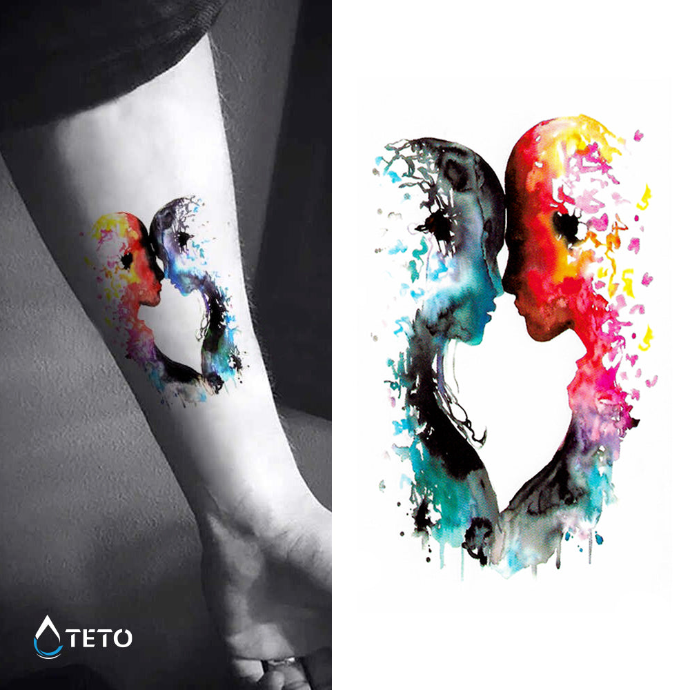 Sternzeichen Zwillinge - TETO Temporäre Tattoos