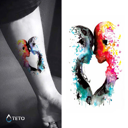 Sternzeichen Zwillinge - TETO Temporäre Tattoos