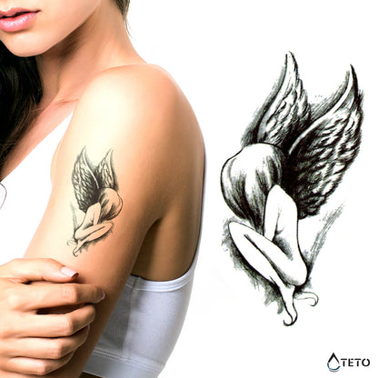 Gefallener Engel - TETO Temporäre Tattoos