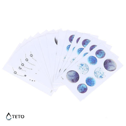 Planeten - Set - TETO Temporäre Tattoos