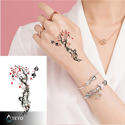 Romantischer Tiger - TETO Temporäre Tattoos