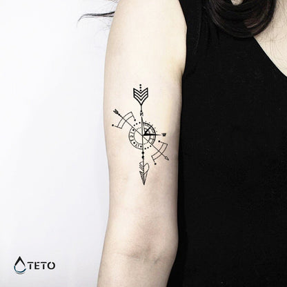 Die richtige Richtung - TETO Temporäre Tattoos