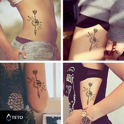 Die richtige Richtung - TETO Temporäre Tattoos