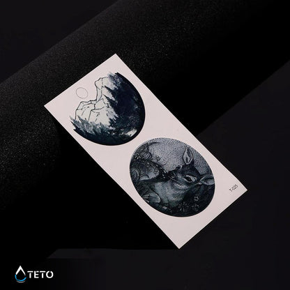 Natur - Set - TETO Temporäre Tattoos