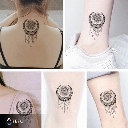 Traumfänger - Mandala – Typ B - TETO Temporäre Tattoos