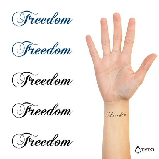 Freiheit - Set - TETO Temporäre Tattoos