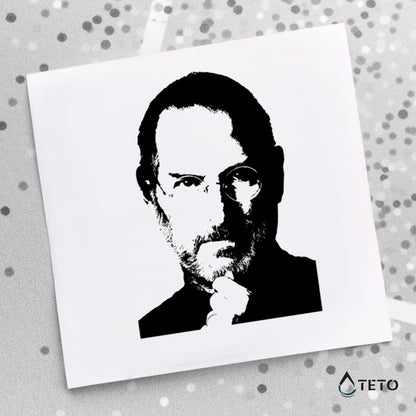 Steve Jobs - TETO Temporäre Tattoos