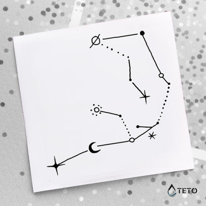 Konstellation - TETO Temporäre Tattoos
