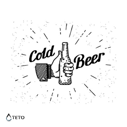 Eiskaltes Bier - TETO Temporäre Tattoos