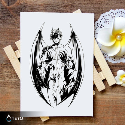 Böser Engel - TETO Temporäre Tattoos