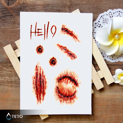 Narben - Kratzer - TETO Temporäre Tattoos