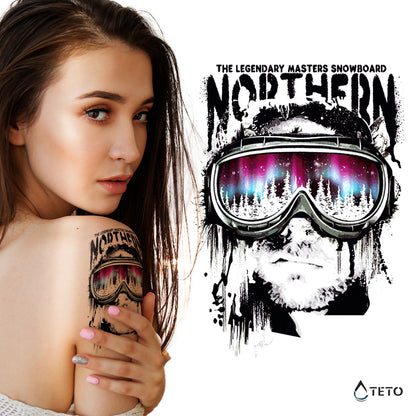 Snowboard-Meister - TETO Temporäre Tattoos