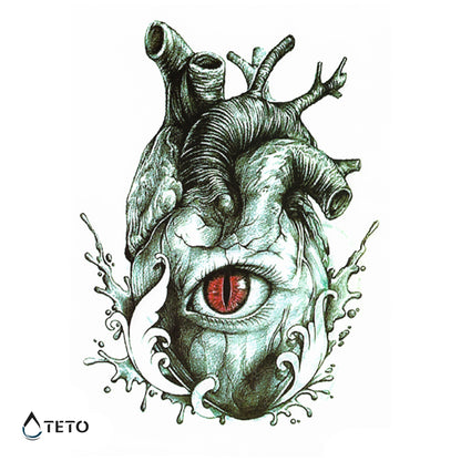 Ein Blick ins Herz - TETO Temporäre Tattoos