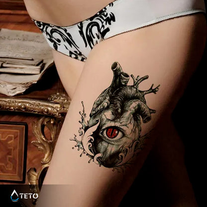 Ein Blick ins Herz - TETO Temporäre Tattoos