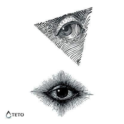 Augen - Set - TETO Temporäre Tattoos