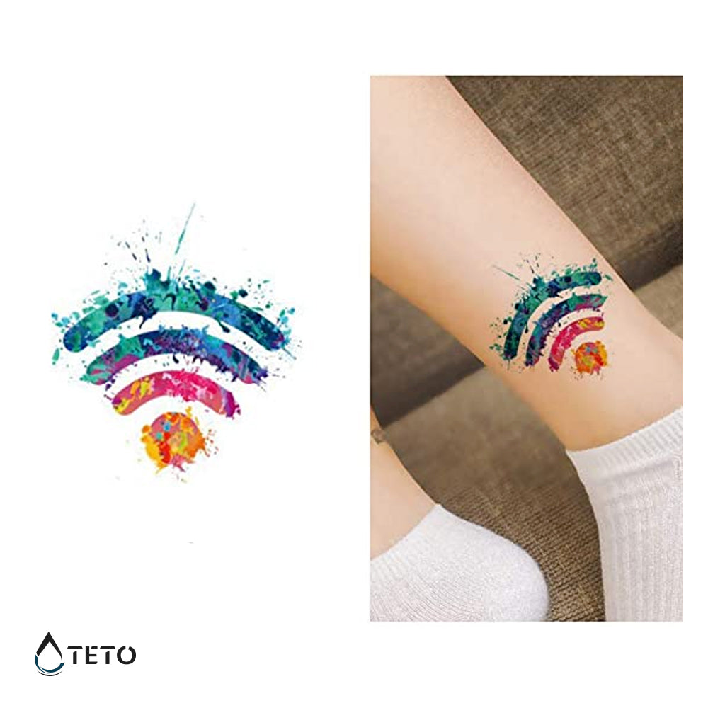 WLAN-Signal - TETO Temporäre Tattoos