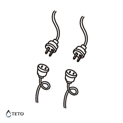 Steckdosen - Set - TETO Temporäre Tattoos