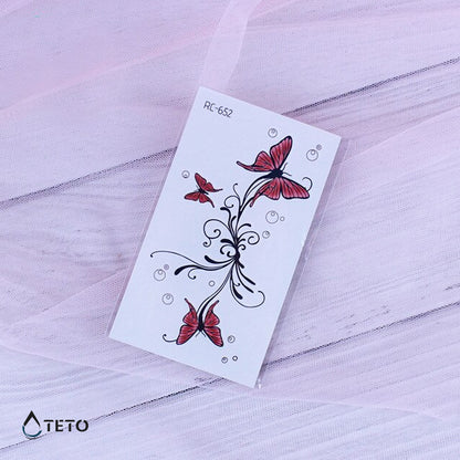 Schmetterlinge - TETO Temporäre Tattoos