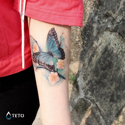 Schmetterling – Glitzer - TETO Temporäre Tattoos