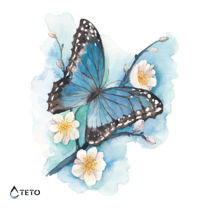 Schmetterling – Glitzer - TETO Temporäre Tattoos