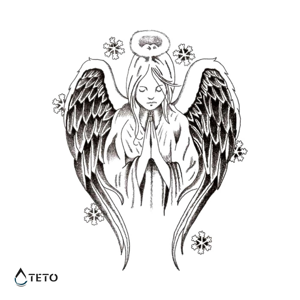 Kleiner Engel - TETO Temporäre Tattoos