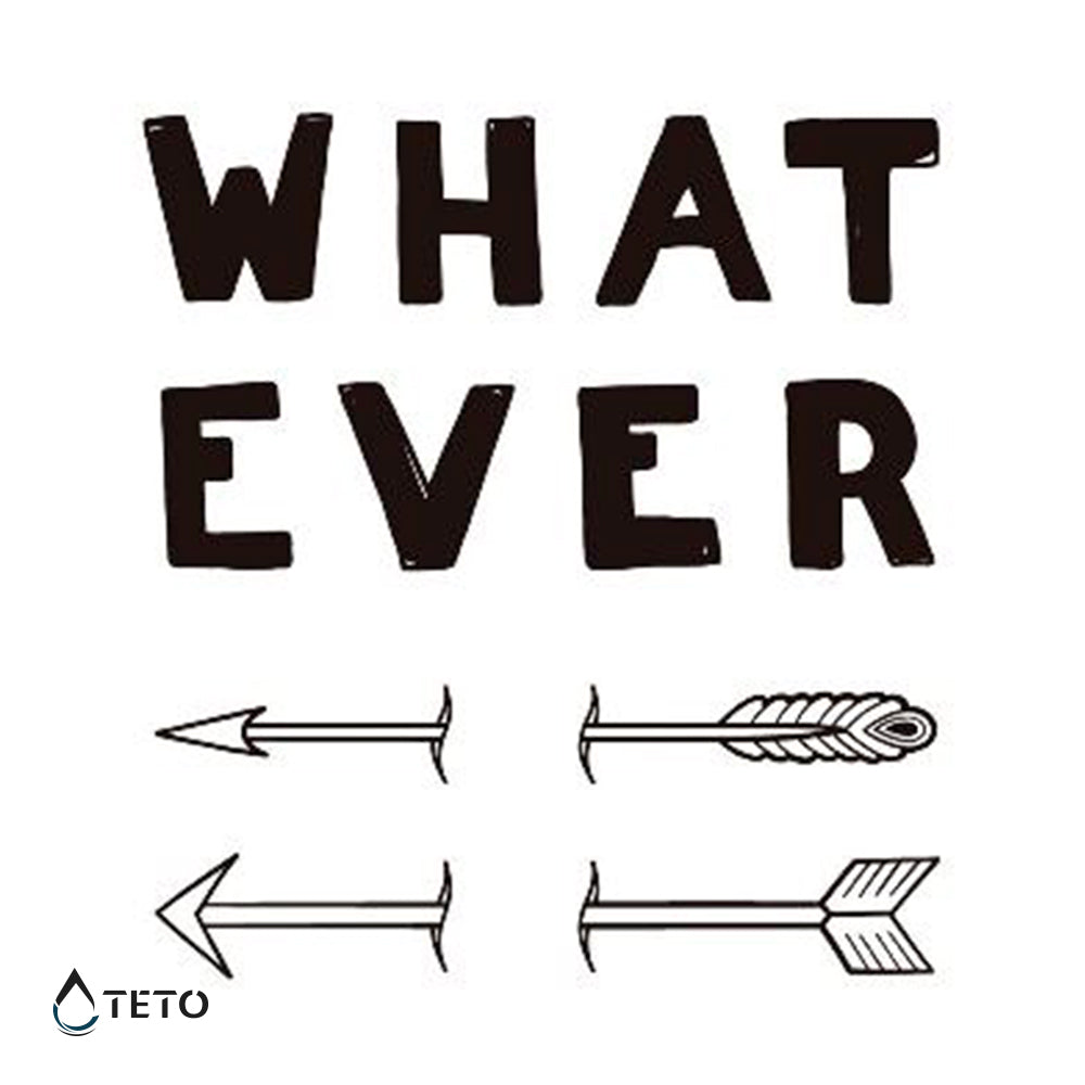 Was auch immer - Set - TETO Temporäre Tattoos