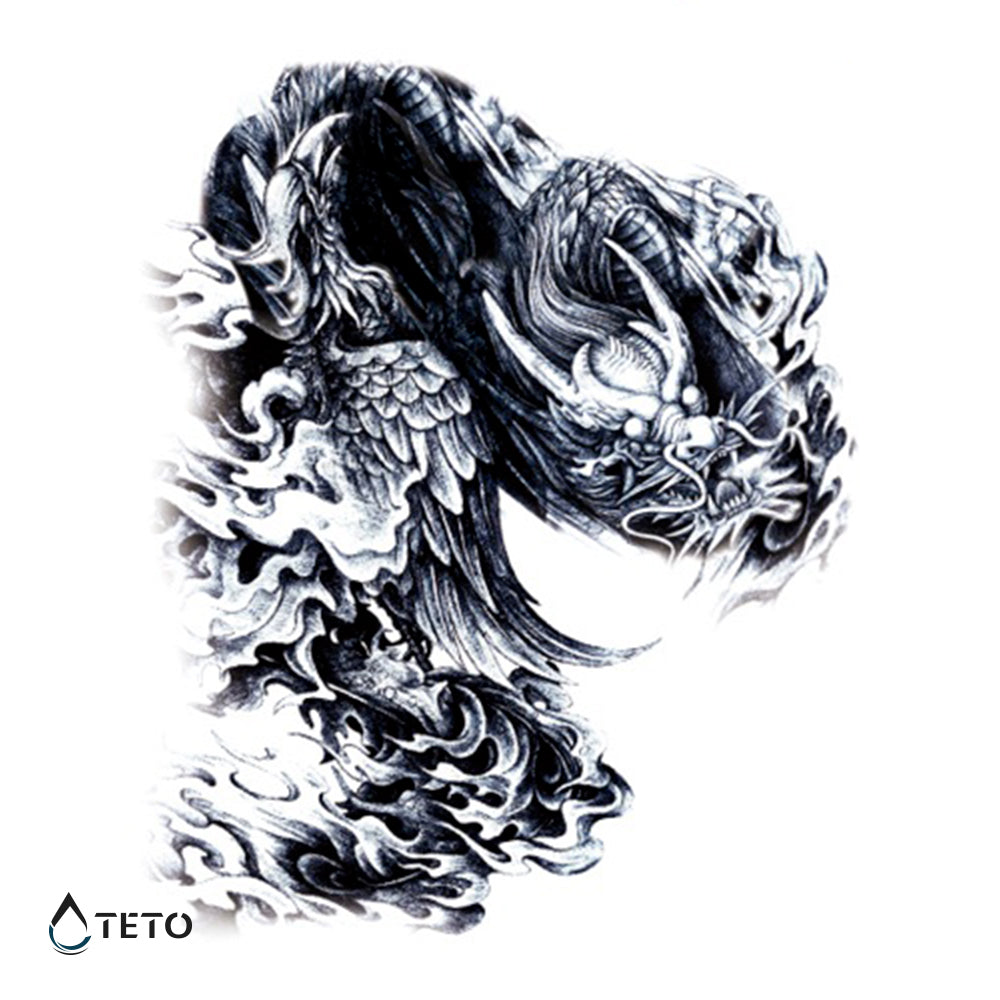 Östlicher Drache - TETO Temporäre Tattoos