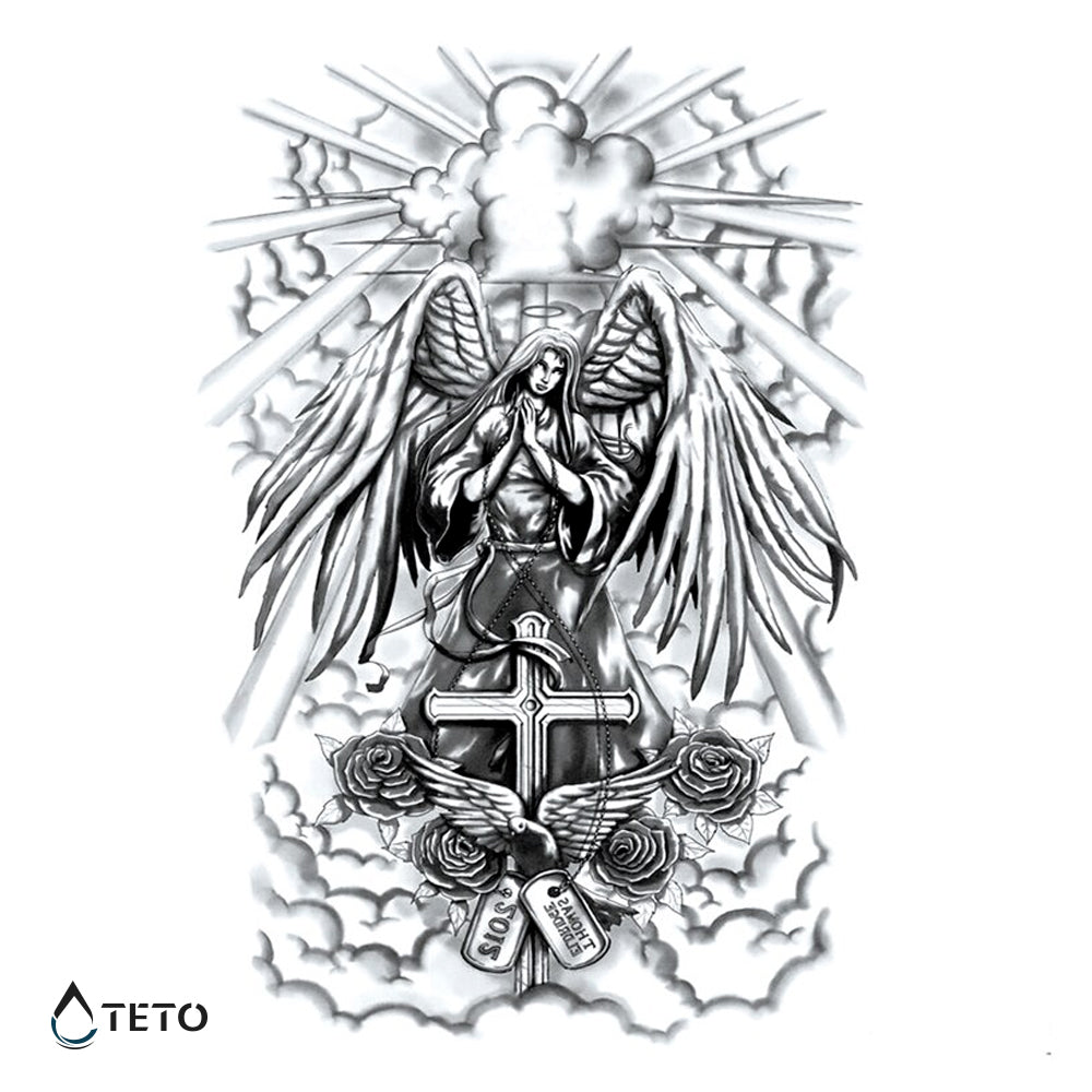 Engelsgebet - TETO Temporäre Tattoos