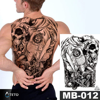 Chinesischer Krieger - TETO Temporäre Tattoos
